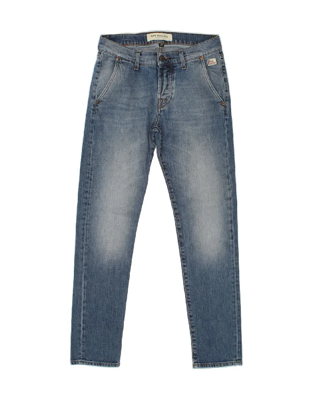 ROY ROGERS Womens Skinny Jeans W29 L31 Blue Cotton Trendy Vintage Denim Jeans