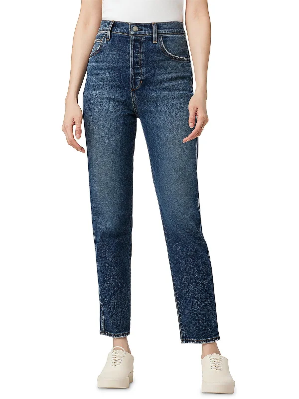 The Raine Womens High Rise Dark Wash Ankle Jeans Trendy Wide-Legged High-Waist Jeans The Raine Womens High Rise Dark Wash Ankle Jeans Trendy Wide-Legged High-Waist Jeans