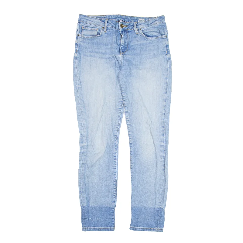 TOMMY HILFIGER Como Jeans Blue Denim Slim Skinny Womens W29 L30 Stylish Shredded Denim Jeans TOMMY HILFIGER Como Jeans Blue Denim Slim Skinny Womens W29 L30 Stylish Shredded Denim Jeans