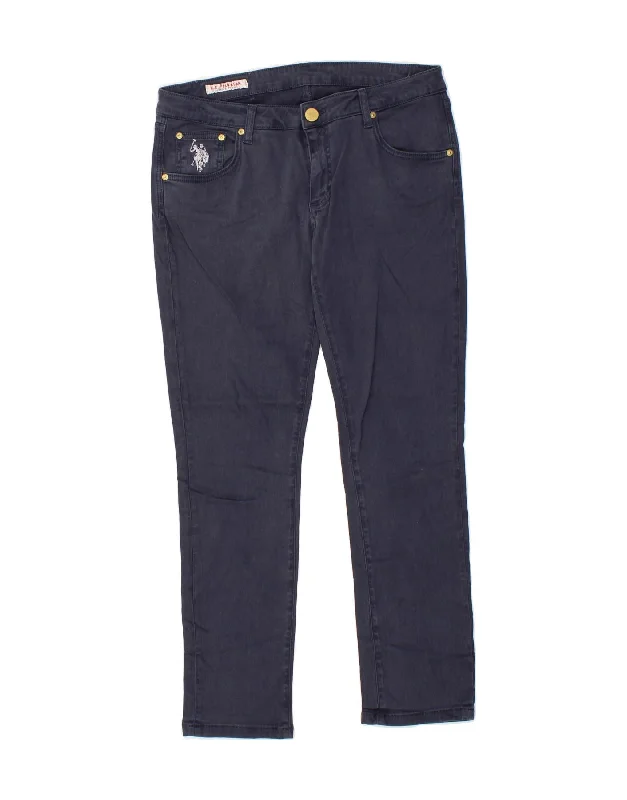 U.S. POLO ASSN. Womens Slim Jeans W32 L29 Navy Blue Cotton Fashionable White Denim Jeans U.S. POLO ASSN. Womens Slim Jeans W32 L29 Navy Blue Cotton Fashionable White Denim Jeans