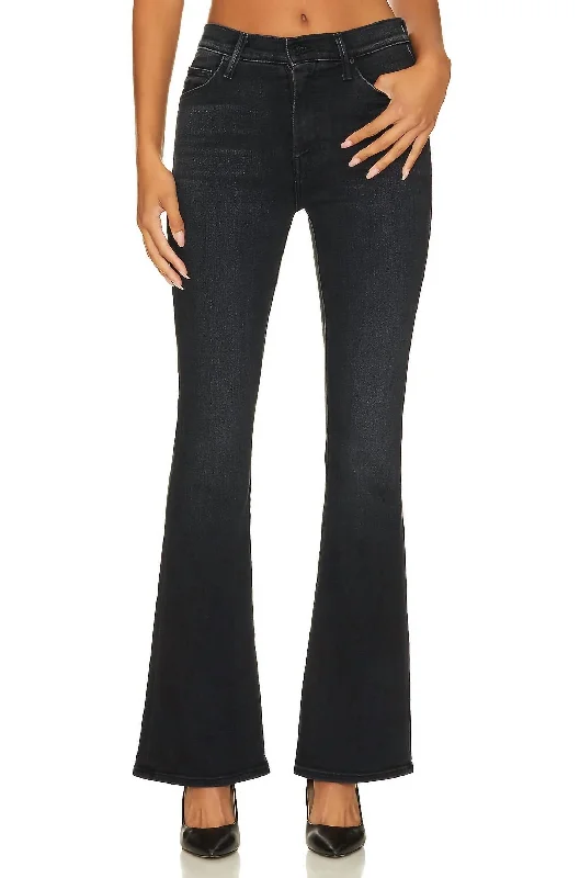 Weekender Flare Leg Jeans In Deep End Comfortable Straight-Legged Denim