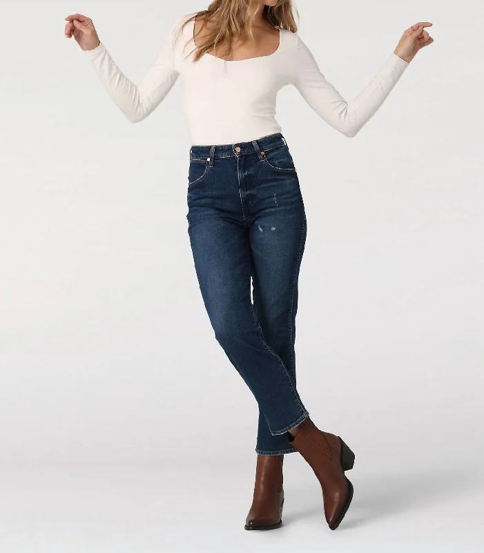Wild West High Rise Straight Jeans In Wild Ride Trendy Skinny Fit Jeans