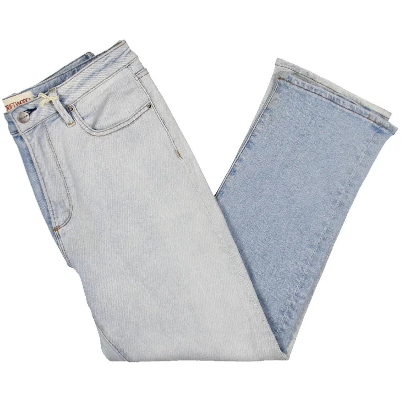 Womens High Rise Colorblock Straight Leg Jeans Comfortable Distressed Straight-Leg Jeans Womens High Rise Colorblock Straight Leg Jeans Comfortable Distressed Straight-Leg Jeans