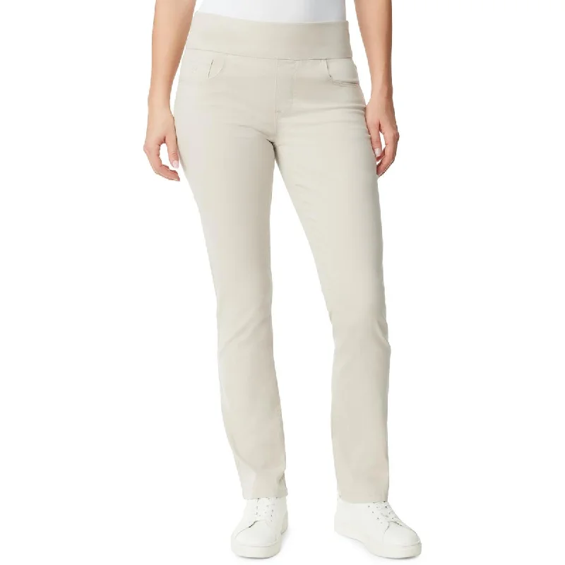 Womens Pockets Ankle Slim Jeans Stylish Relaxed Fit Skinny Jeans