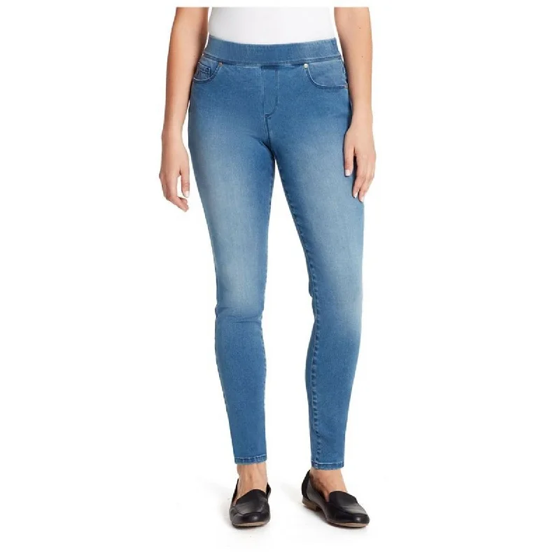 Womens Slimming High Rise Ankle Jeans Comfortable Zip-Up Skinny Jeans