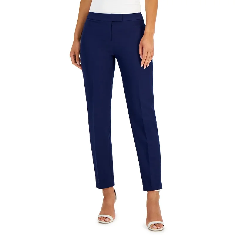 Womens Trouser Jean Belt Bootcut Jeans Stylish Paperbag Waist Denim