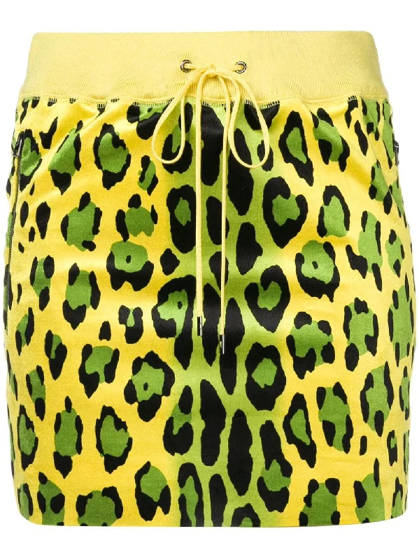 jaguar-print skirt seamless skirt comfort
