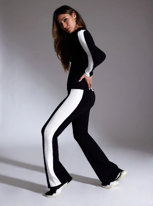 Blair Sweater Knit Bootcut Pant Soft Cozy Warm