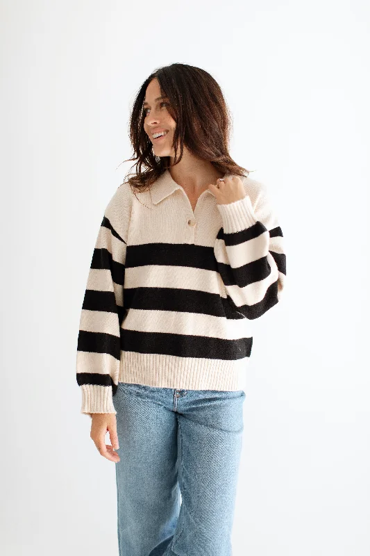 Brea Sweater Solid Print Embellished