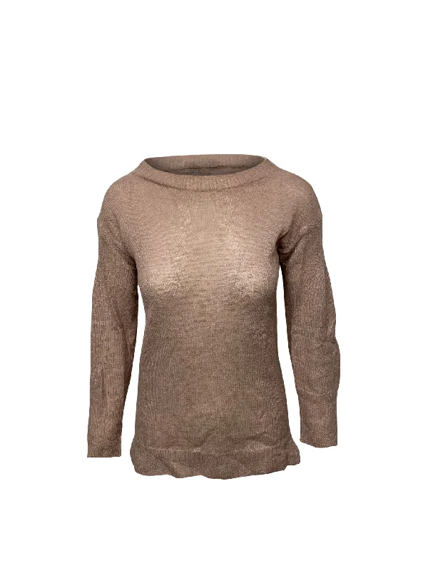 Burberry Crewneck Knit Sweater in Pink Wool Fleece Fabric Down Fabric Feather Fabric Burberry Crewneck Knit Sweater in Pink Wool Fleece Fabric Down Fabric Feather Fabric