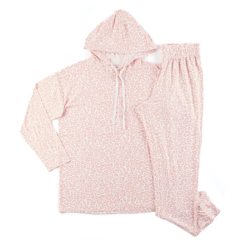 Carisma Women's Peachy Sweater Hooded and Jogger PJ Set, 2-Piece Mesh Blend Leather Blend Suede Blend Carisma Women's Peachy Sweater Hooded and Jogger PJ Set, 2-Piece Mesh Blend Leather Blend Suede Blend