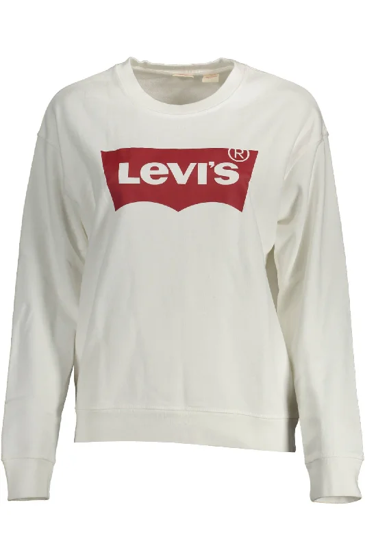 White Cotton Women Sweater Graphic Sweater Embroidered Appliqued