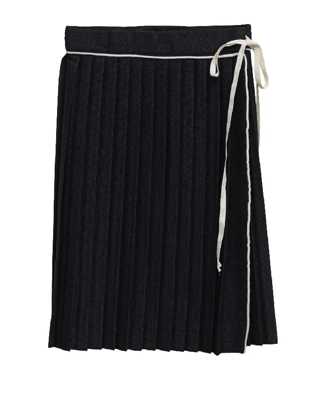 Cosmosophie Black Heno Bert Skirt lace skirt romantic