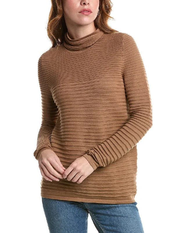 Edinburgh Knitwear Links Block Sweater Zippered Front Buttoned Front Snap Front