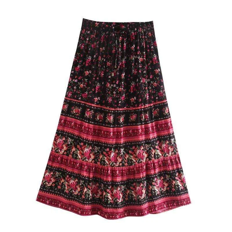 Faye Maxi Skirt high slit skirt