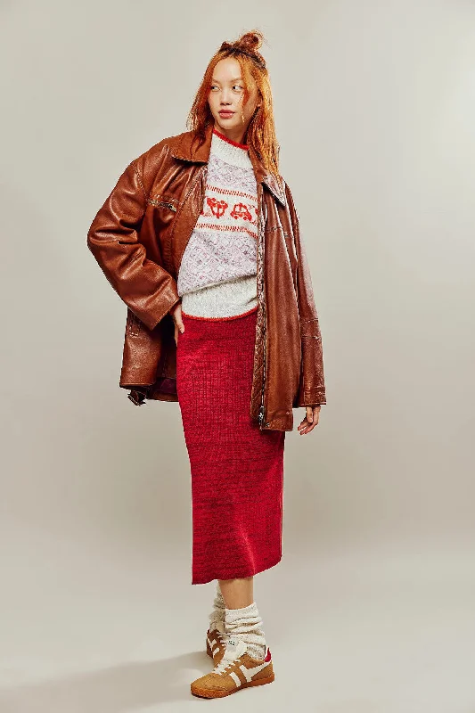 Free People Golden Hour Midi Skirt in Mulberries Combo lace skirt delicate