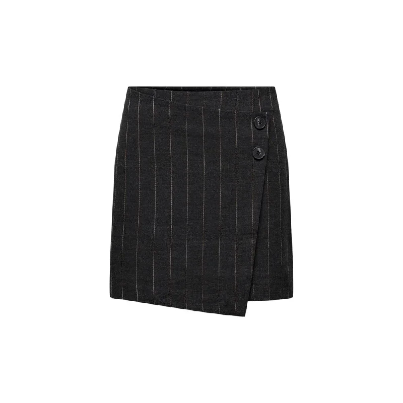 Only Gray Recycled Polyester Skirt cotton skirt soft