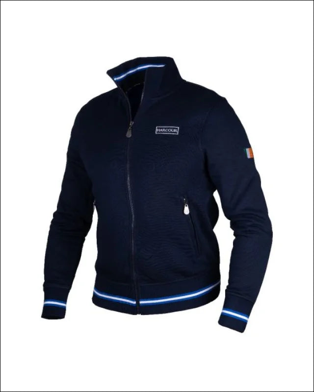 Harcour Reveurh Unisex Full Zip Sweater Print Jacquard Patchwork