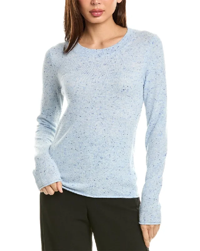 InCashmere Crewneck Cashmere Sweater Open Front Closed Front Wrap Front
