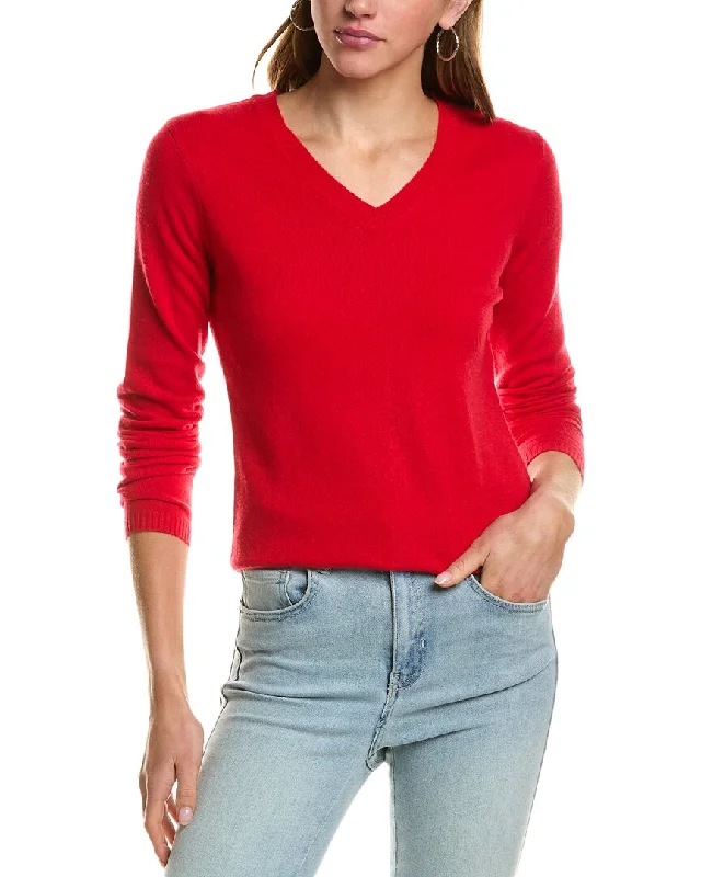 InCashmere V-Neck Cashmere Sweater Casual Formal Business