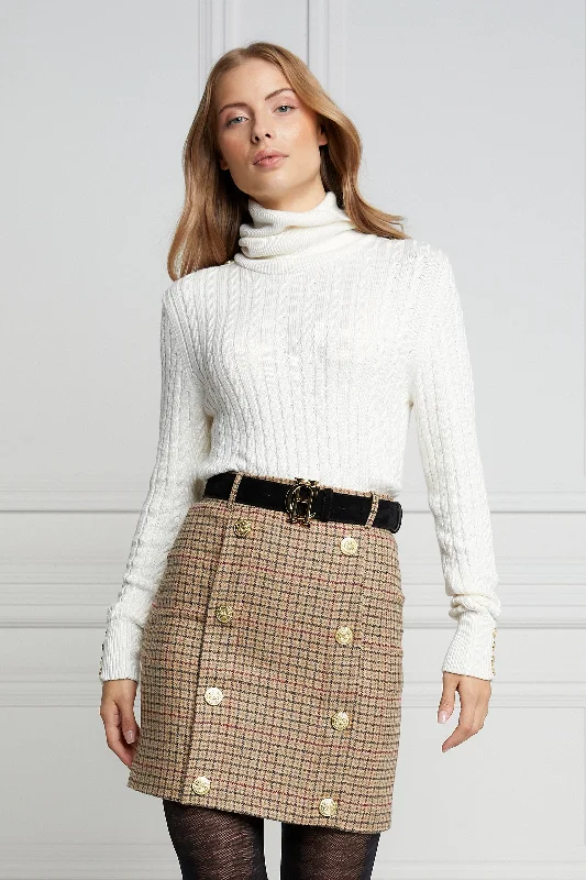 Knightsbridge Skirt (Charlton Tweed) cashmere skirt fine