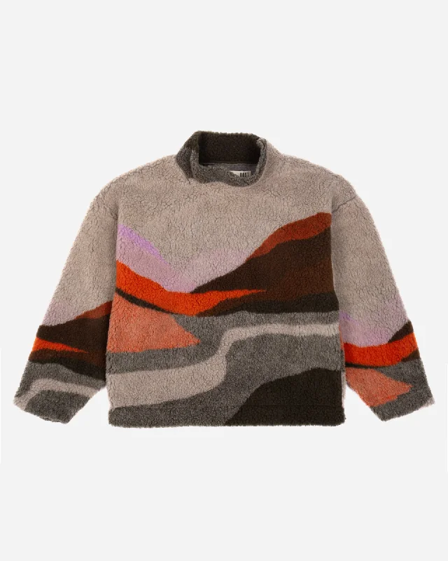Space Sweater Landscape Teddy Fleece Multi Jersey Fabric Tulle Fabric Batik Fabric
