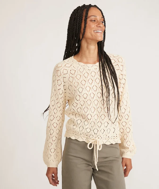 Marine Layer Manzanita Crochet Fringe Sweater Warm Antique White Denim Fabric Leather Fabric Suede Fabric Marine Layer Manzanita Crochet Fringe Sweater Warm Antique White Denim Fabric Leather Fabric Suede Fabric
