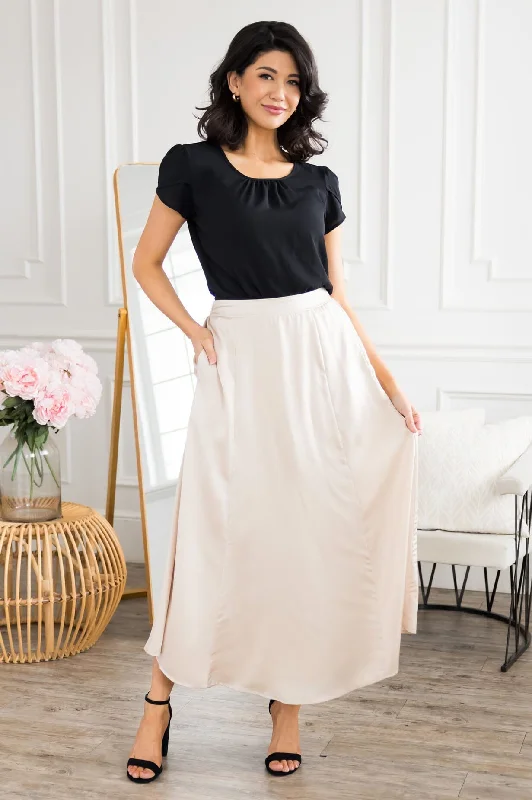 No Standing By Satin Skirt silk skirt elegant