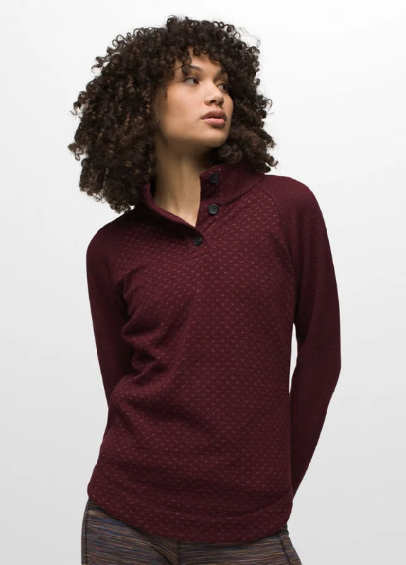 prAna - Women's Frozen Falls Sweater Velvet Chenille Corduroy