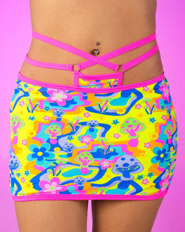 Psychedelic Psilocybin Thong Mini Skirt midi skirt versatile