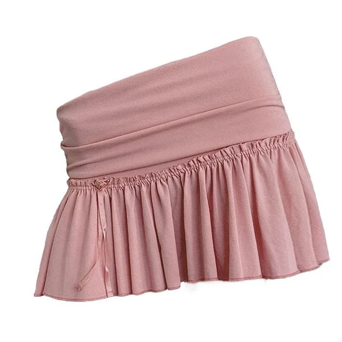 Pure Blushin' Mini Skirt wool skirt thick