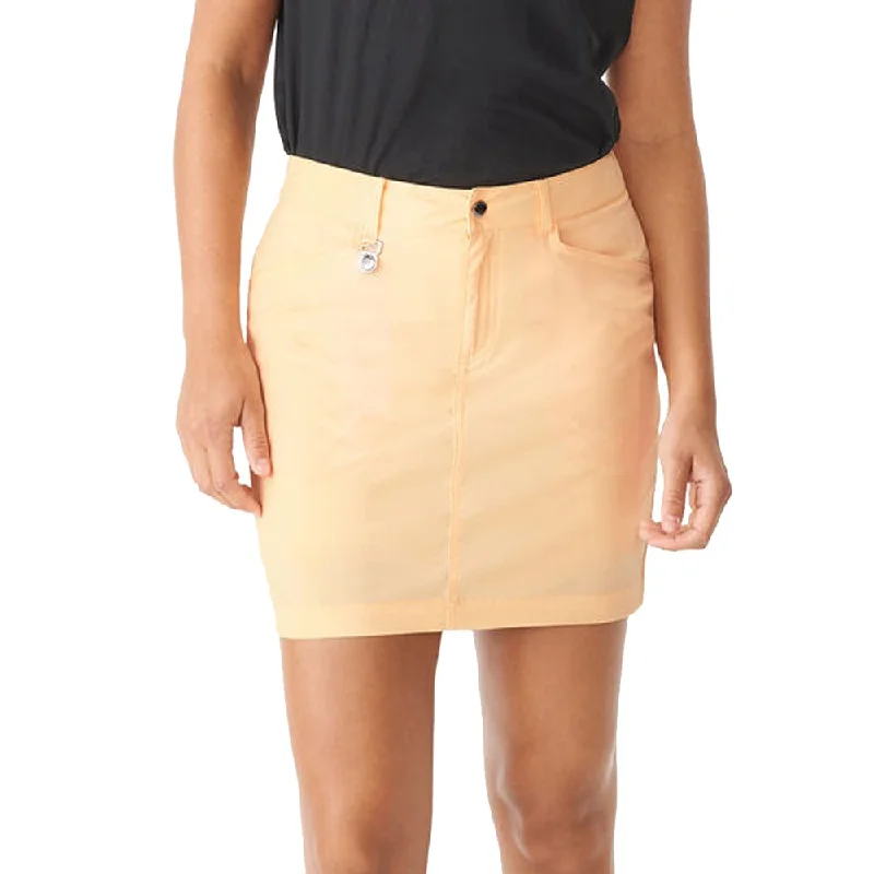 Rohnisch Women's Seon Short Golf Skort - Apricot silk skirt smooth