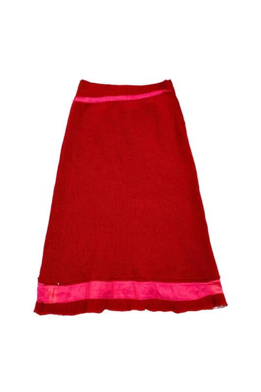 Sandra Smith - Knitted Midi Skirt silk skirt sleek
