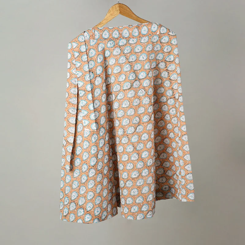 Brown - Sanganeri Block Printed Cotton Wrap Around Skirt 21 lace skirt romantic