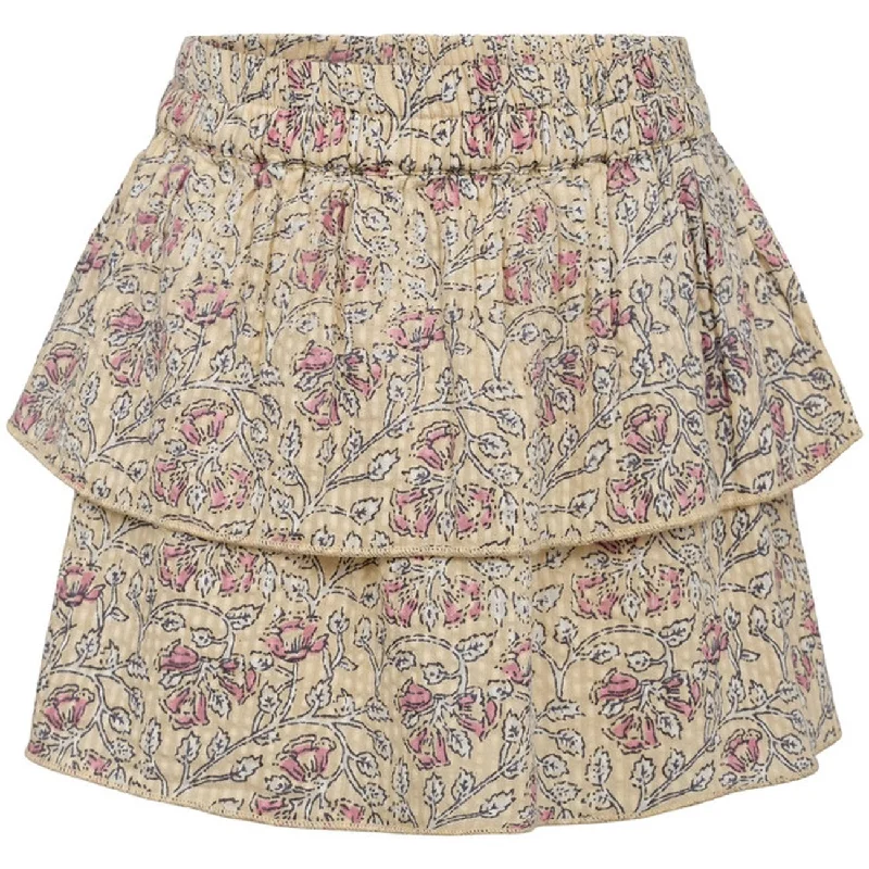 Sofie Schnoor AOP Flower Skirt leather skirt modern