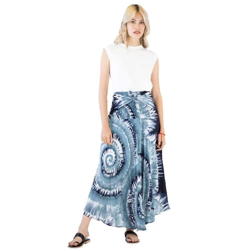 Tie Dye Lover Women's Bohemian Skirt in White SK0033 020258 01 wool skirt warm