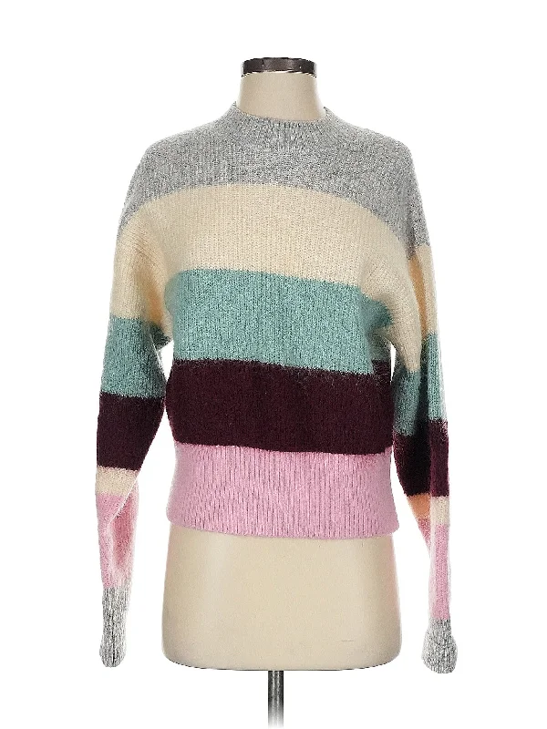 Turtleneck Sweater Welt Pockets Slit Pockets Flap Pockets