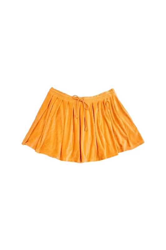 Collusion - Velour Gather Skirt chiffon skirt airy