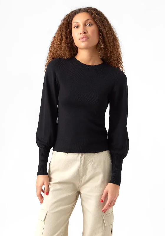 Vero Moda Holly Knit Sweater, Black Machine Wash Dry Clean Hand Wash