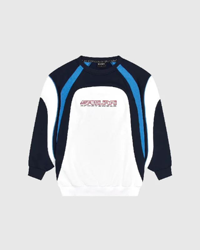 AC: 1-002 - Women's Edmonton Sweater - Navy/White Machine Wash Dry Clean Hand Wash