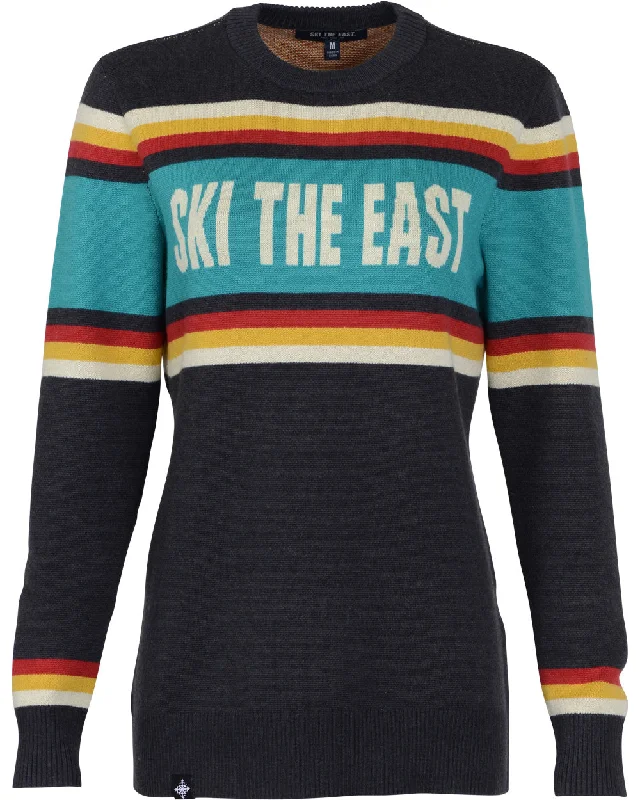 Women's Tailgater Shredder Sweater - Cloudsplitter Solid Print Embellished